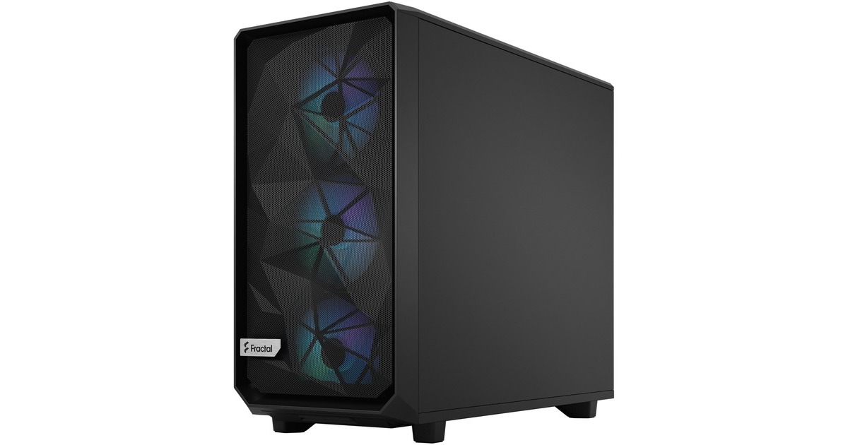 Fractal Design Meshify 2 RGB Black TG Light Tint, Tower-Gehäuse(schwarz)