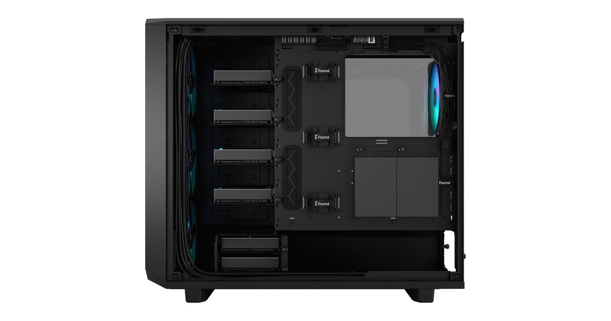 Fractal Design Meshify 2 RGB Black TG Light Tint, Tower-Gehäuse(schwarz)