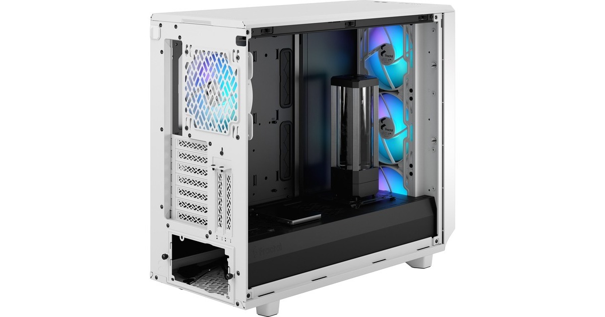 Fractal Design Meshify 2 RGB White TG Clear Tint, Tower-Gehäuse(weiß)