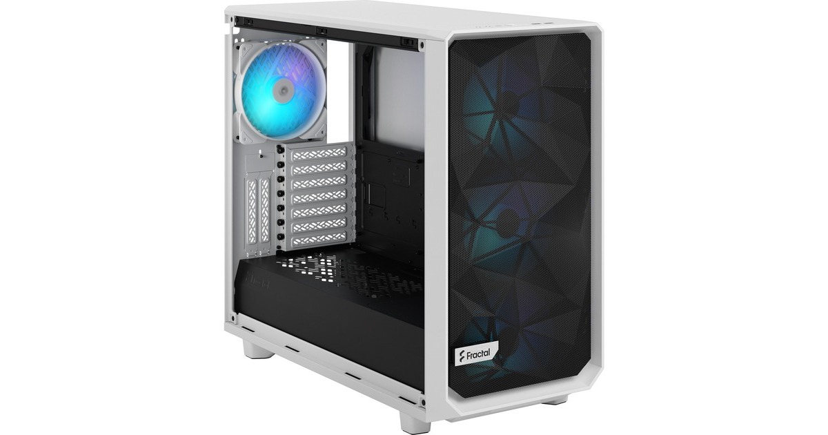 Fractal Design Meshify 2 RGB White TG Clear Tint, Tower-Gehäuse(weiß)