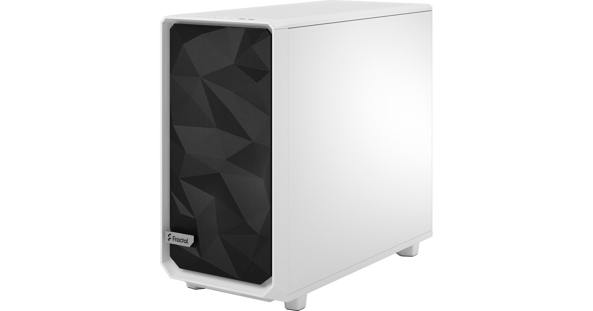 Fractal Design Meshify 2 White TG Clear Tint, Tower-Gehäuse(weiß, Tempered Glass)