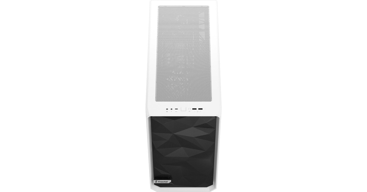 Fractal Design Meshify 2 White TG Clear Tint, Tower-Gehäuse(weiß, Tempered Glass)