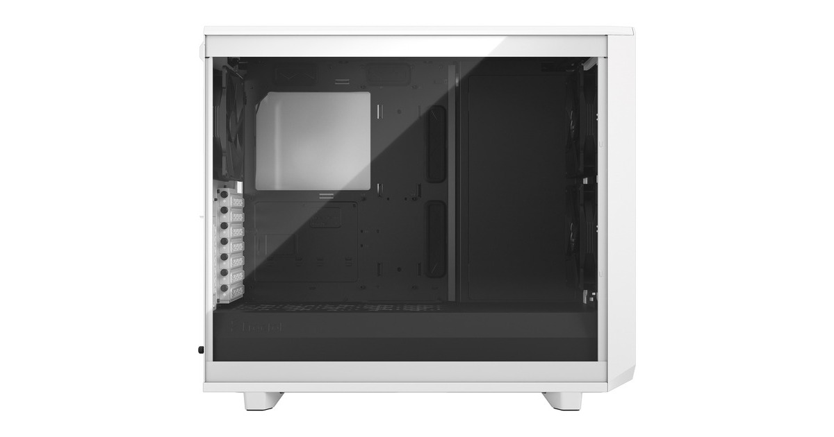 Fractal Design Meshify 2 White TG Clear Tint, Tower-Gehäuse(weiß, Tempered Glass)