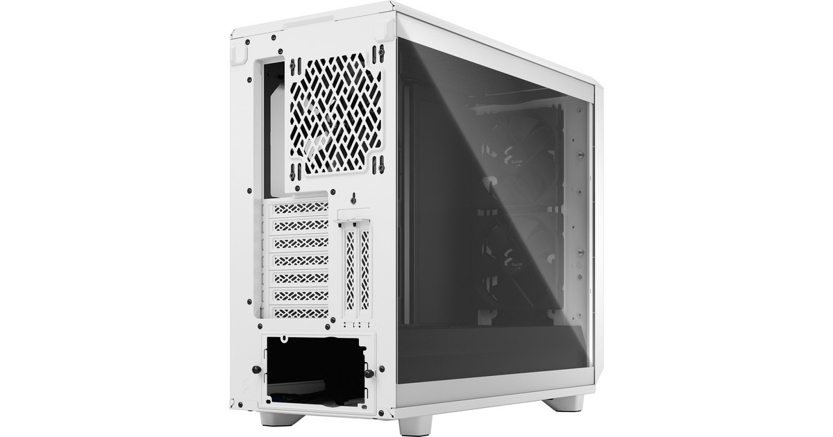 Fractal Design Meshify 2 White TG Clear Tint, Tower-Gehäuse(weiß, Tempered Glass)