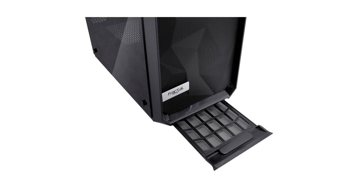 Fractal Design Meshify C Dark Tint TG, Tower-Gehäuse(schwarz, Window-Kit)