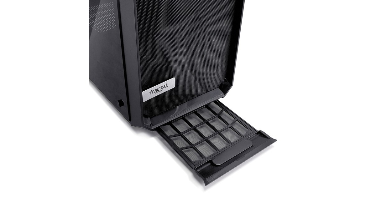 Fractal Design Meshify C Mini – Dark TG, Tower-Gehäuse(schwarz, Window-Kit)