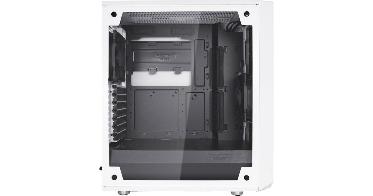 Fractal Design Meshify C Tempered Glass TG white clear, Tower-Gehäuse(weiß/schwarz, Window-Kit)