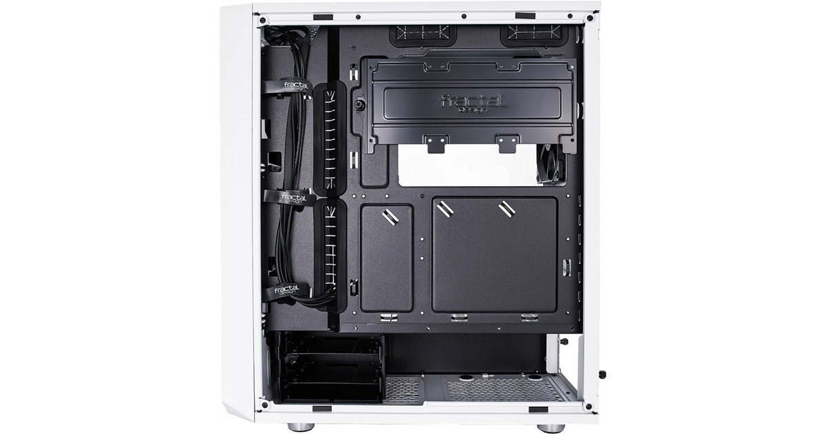Fractal Design Meshify C Tempered Glass TG white clear, Tower-Gehäuse(weiß/schwarz, Window-Kit)
