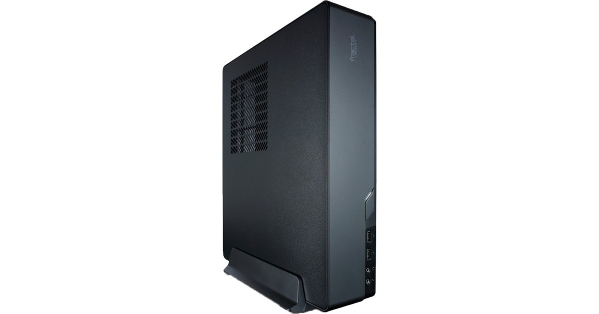 Fractal Design Node 202 + PSU 450W, HTPC-Gehäuse(schwarz, inkl. 450-Watt-Netzteil)