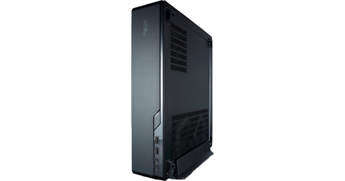 Fractal Design Node 202 + PSU 450W, HTPC-Gehäuse(schwarz, inkl. 450-Watt-Netzteil)