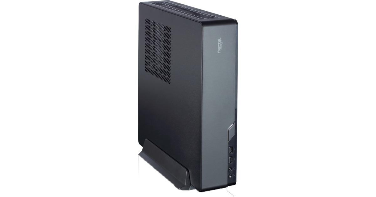 Fractal Design Node 202 + PSU 450W, HTPC-Gehäuse(schwarz, inkl. 450-Watt-Netzteil)