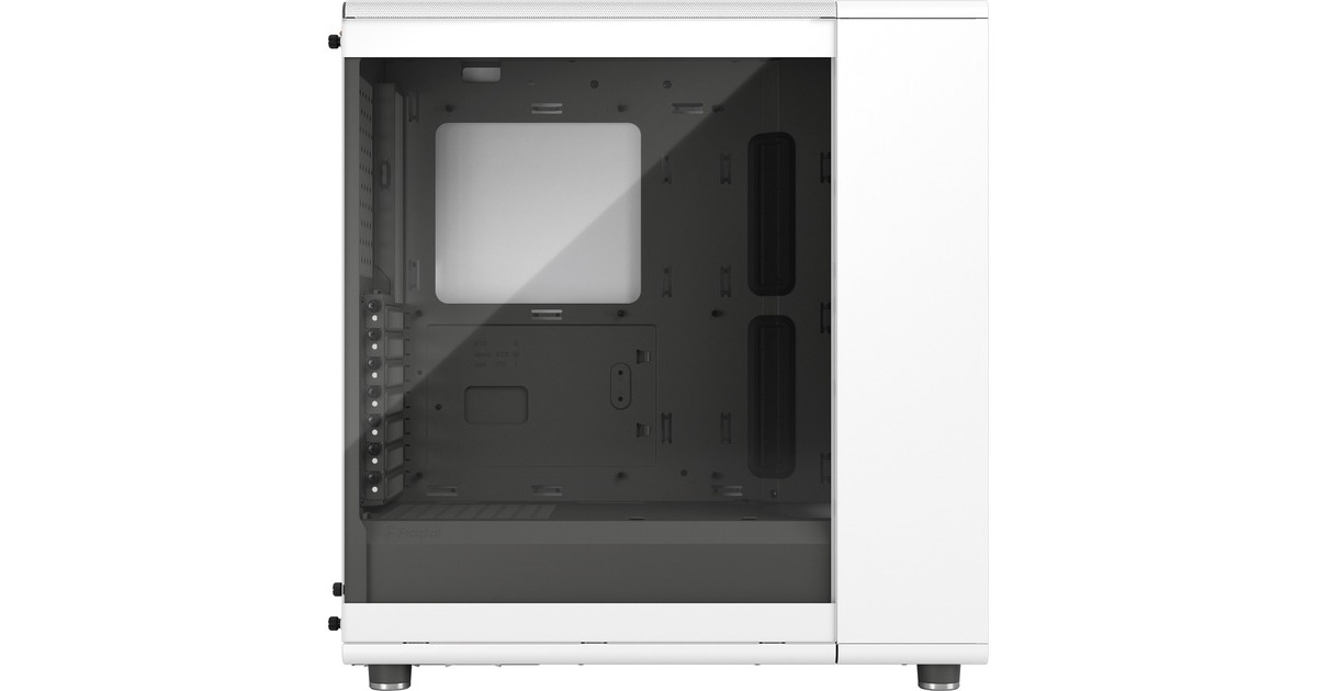 Fractal Design North Chalk White TG Clear, Tower-Gehäuse(weiß, Tempered Glass-Version)