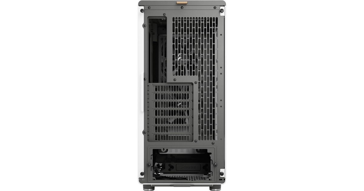 Fractal Design North Chalk White TG Clear, Tower-Gehäuse(weiß, Tempered Glass-Version)