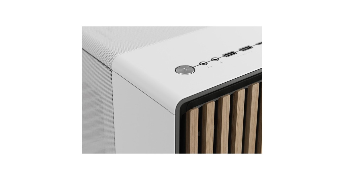 Fractal Design North Chalk White, Tower-Gehäuse(weiß, Mesh-Version)