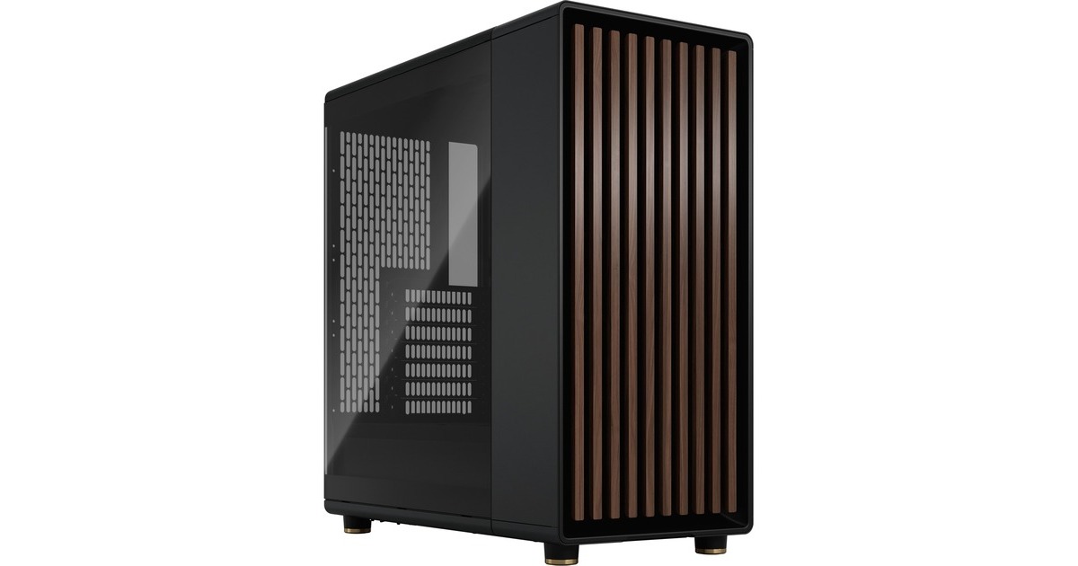 Fractal Design North Charcoal Black TG Dark, Tower-Gehäuse(schwarz, Tempered Glass-Version)