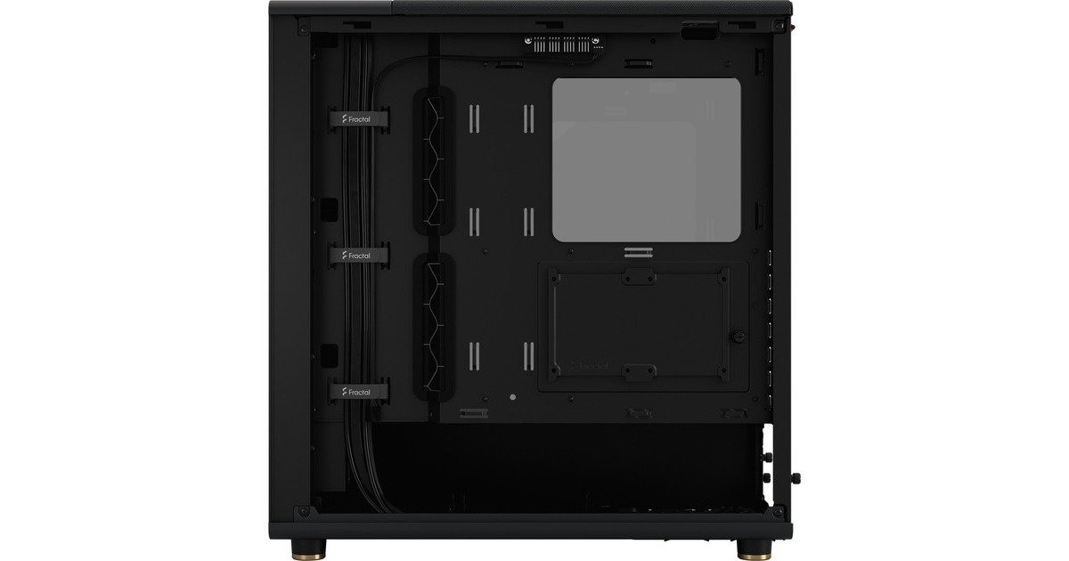 Fractal Design North Charcoal Black TG Dark, Tower-Gehäuse(schwarz, Tempered Glass-Version)