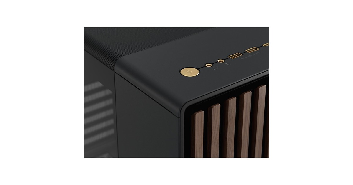 Fractal Design North Charcoal Black TG Dark, Tower-Gehäuse(schwarz, Tempered Glass-Version)