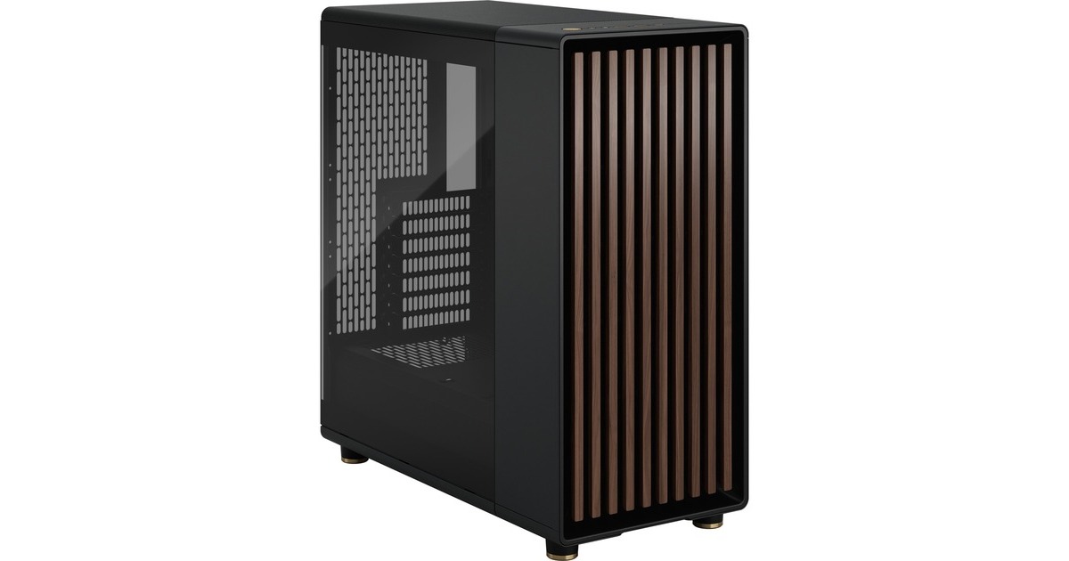 Fractal Design North Charcoal Black TG Dark, Tower-Gehäuse(schwarz, Tempered Glass-Version)