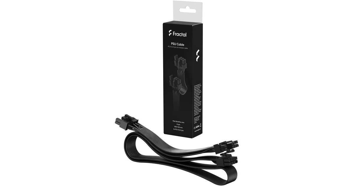 Fractal Design PCI-E 6+2 Pin x2 Kabel(für ION Serie)