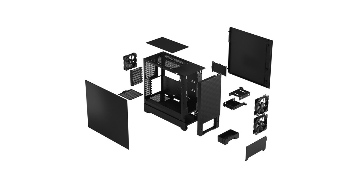 Fractal Design Pop Air Black Solid, Tower-Gehäuse(schwarz)