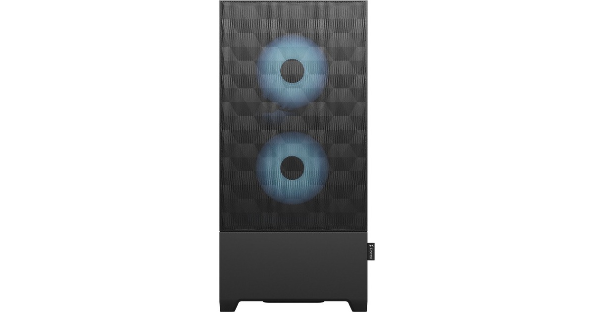 Fractal Design Pop Air RGB Cyan Core TG Clear Tint, Tower-Gehäuse(schwarz/hellblau)
