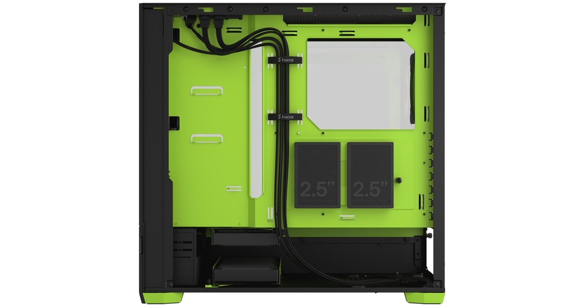 Fractal Design Pop Air RGB Green Core TG Clear Tint, Tower-Gehäuse(schwarz/grün)
