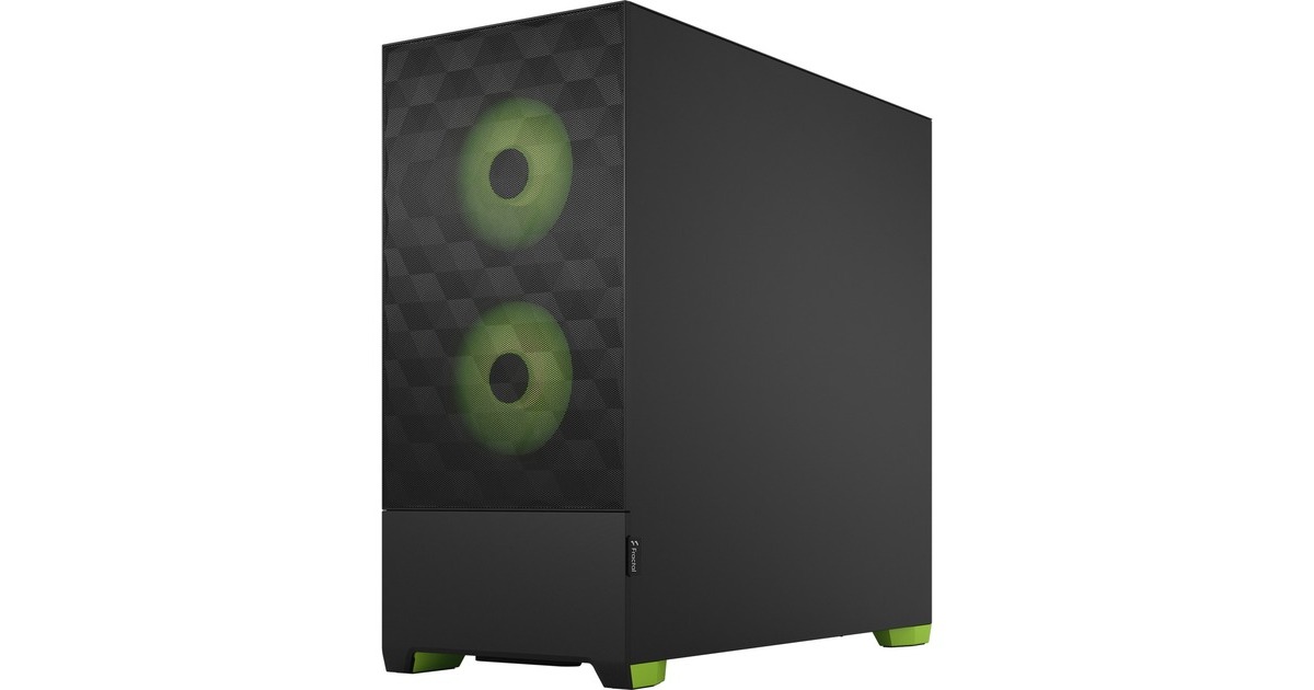 Fractal Design Pop Air RGB Green Core TG Clear Tint, Tower-Gehäuse(schwarz/grün)