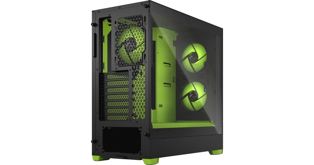 Fractal Design Pop Air RGB Green Core TG Clear Tint, Tower-Gehäuse(schwarz/grün)