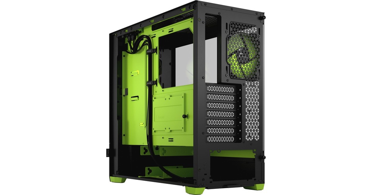 Fractal Design Pop Air RGB Green Core TG Clear Tint, Tower-Gehäuse(schwarz/grün)