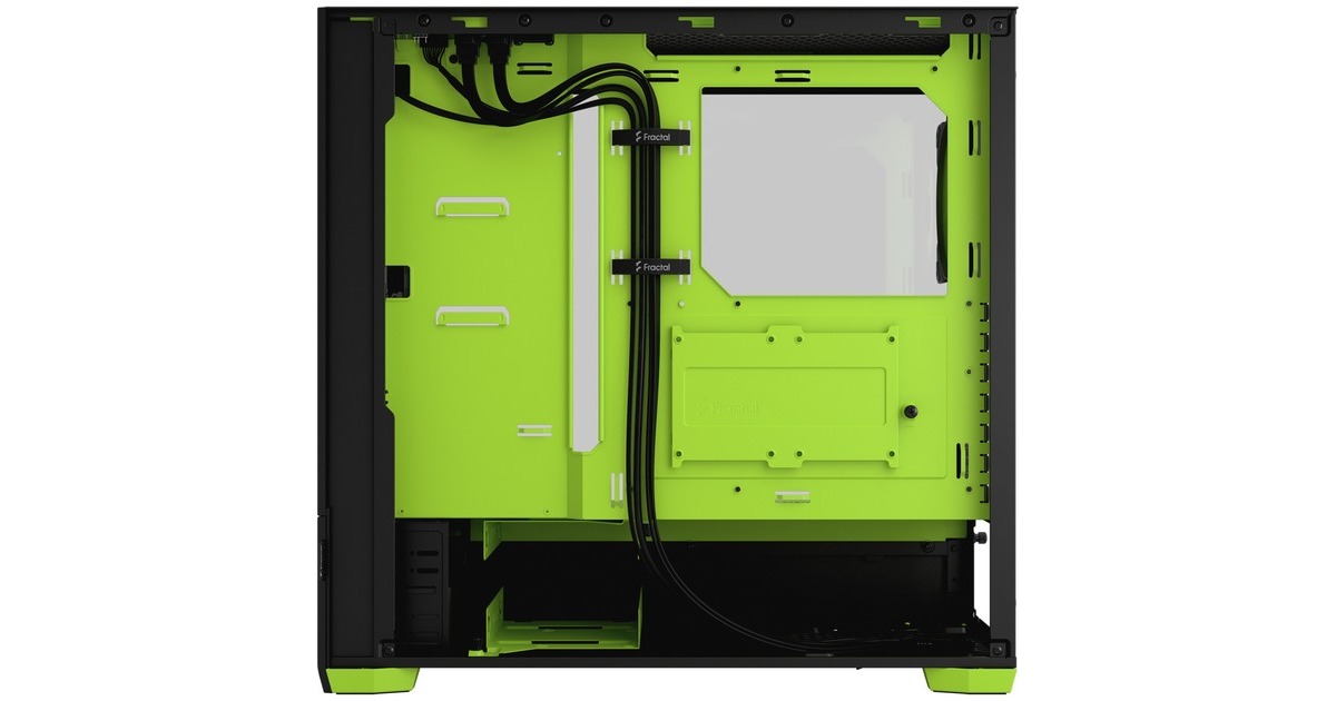 Fractal Design Pop Air RGB Green Core TG Clear Tint, Tower-Gehäuse(schwarz/grün)