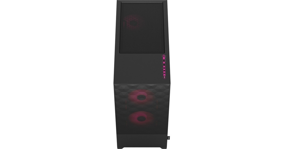 Fractal Design Pop Air RGB Magenta Core TG Clear Tint, Tower-Gehäuse(schwarz/magenta)