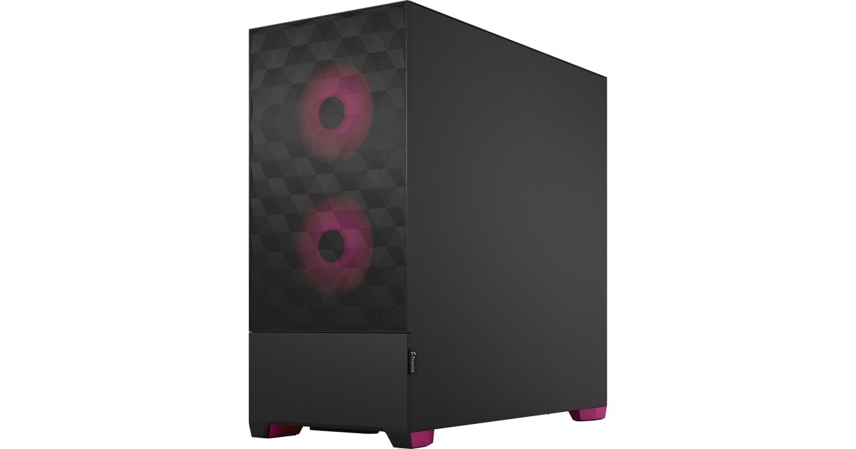 Fractal Design Pop Air RGB Magenta Core TG Clear Tint, Tower-Gehäuse(schwarz/magenta)