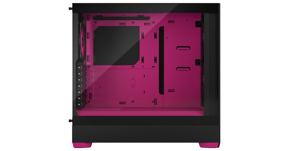 Fractal Design Pop Air RGB Magenta Core TG Clear Tint, Tower-Gehäuse(schwarz/magenta)