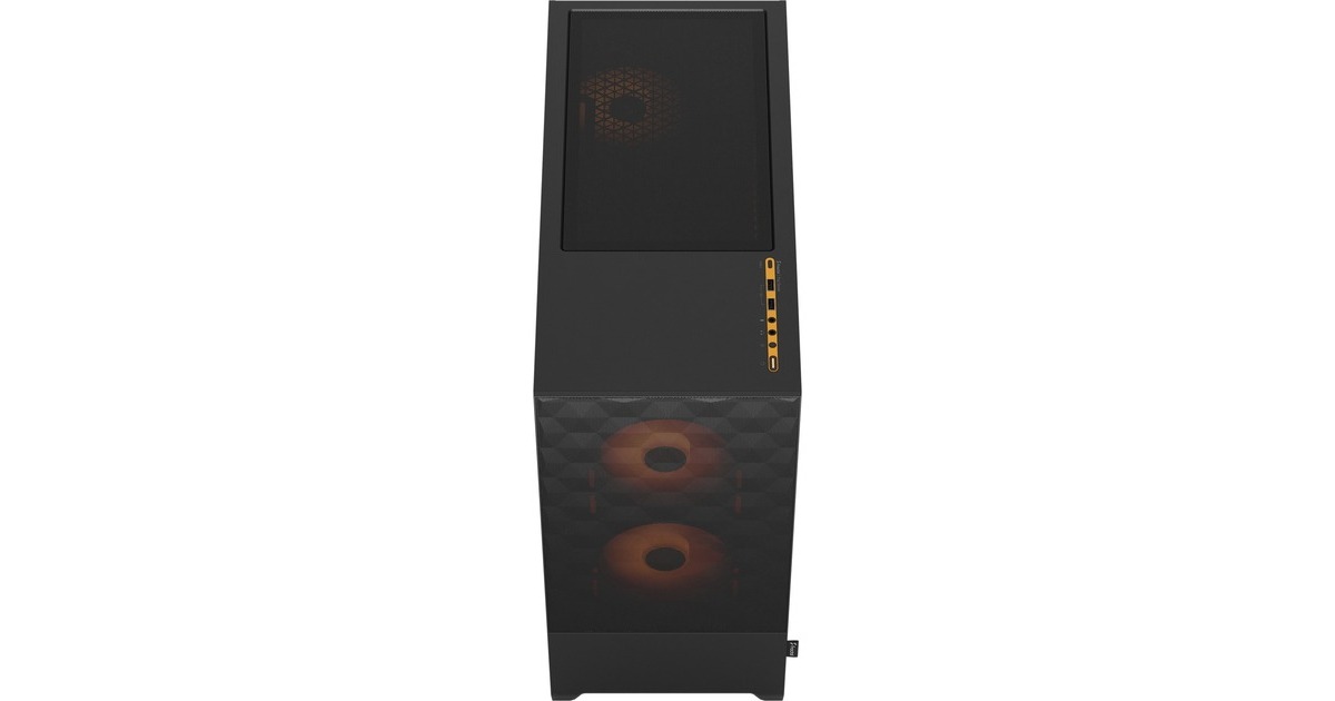 Fractal Design Pop Air RGB Orange Core TG Clear Tint, Tower-Gehäuse(schwarz/orange)