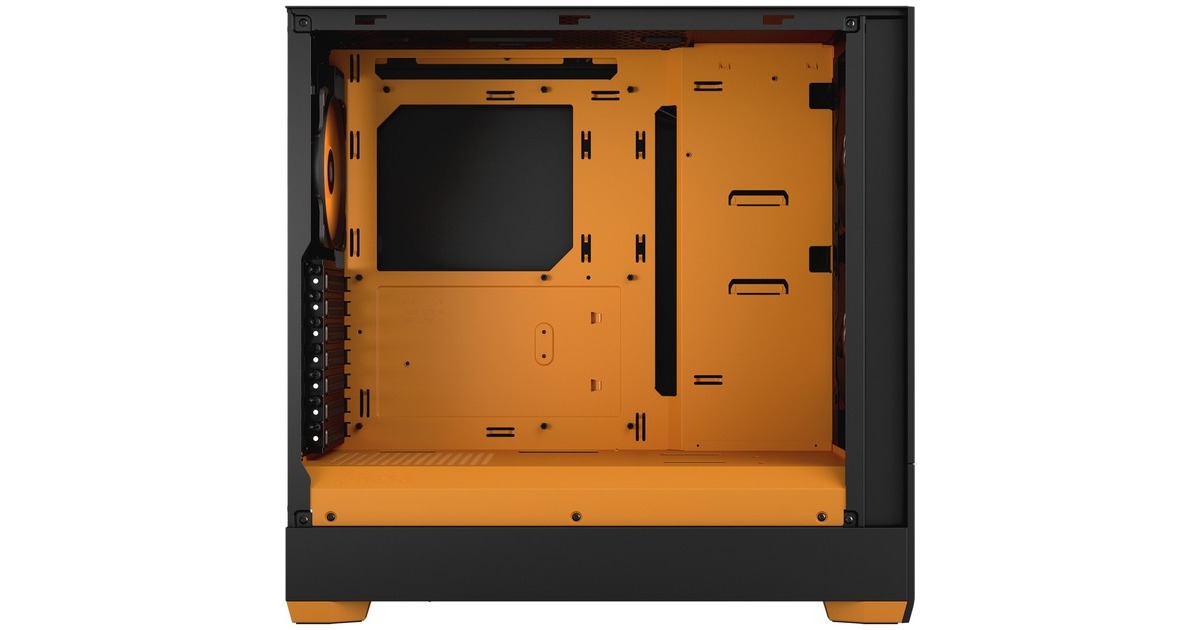 Fractal Design Pop Air RGB Orange Core TG Clear Tint, Tower-Gehäuse(schwarz/orange)