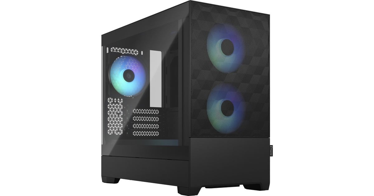 Fractal Design Pop Mini Air RGB Black TG Clear Tint, Tower-Gehäuse(schwarz, Outlet)