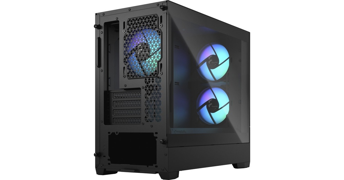 Fractal Design Pop Mini Air RGB Black TG Clear Tint, Tower-Gehäuse(schwarz, Outlet)