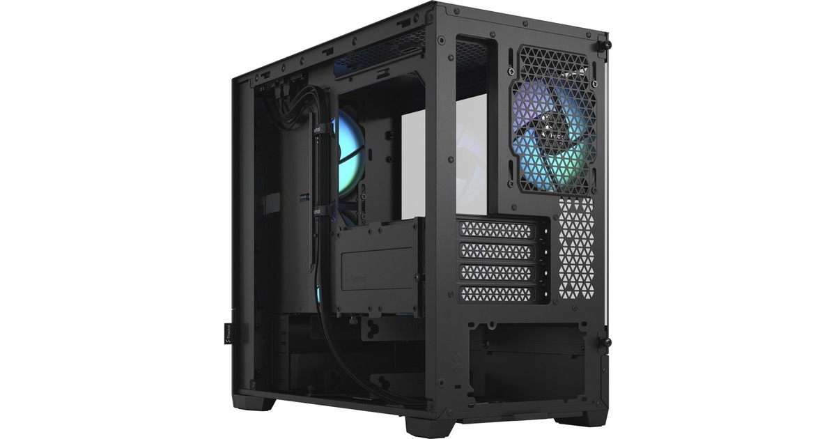 Fractal Design Pop Mini Air RGB Black TG Clear Tint, Tower-Gehäuse(schwarz, Outlet)