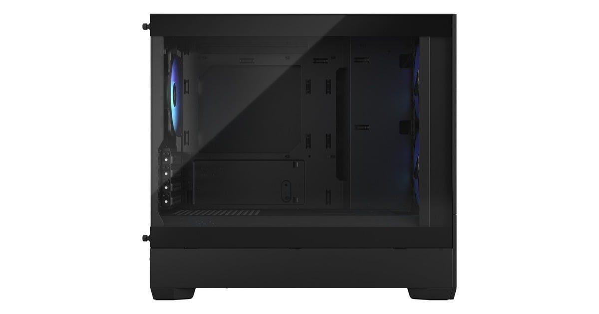 Fractal Design Pop Mini Air RGB Black TG Clear Tint, Tower-Gehäuse(schwarz, Outlet)