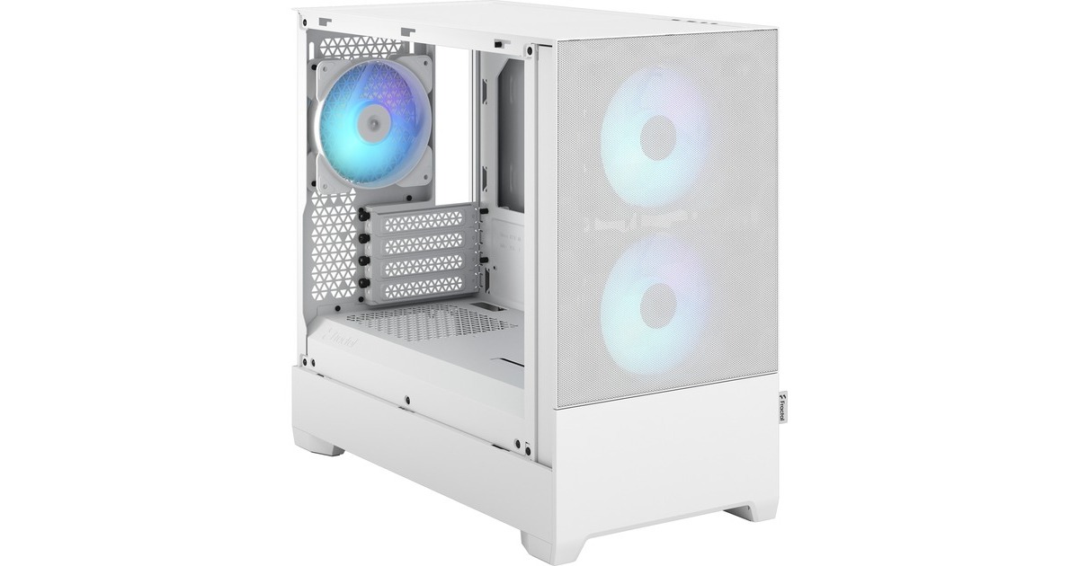 Fractal Design Pop Mini Air RGB White TG Clear Tint, Tower-Gehäuse(weiß)