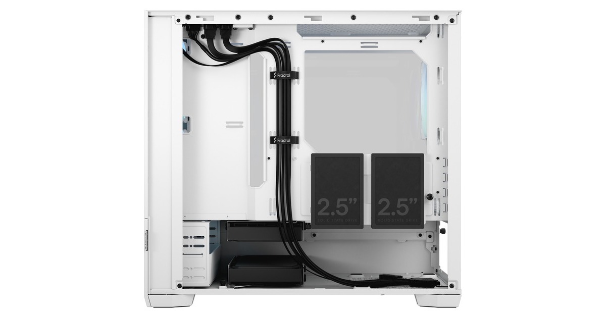 Fractal Design Pop Mini Air RGB White TG Clear Tint, Tower-Gehäuse(weiß)