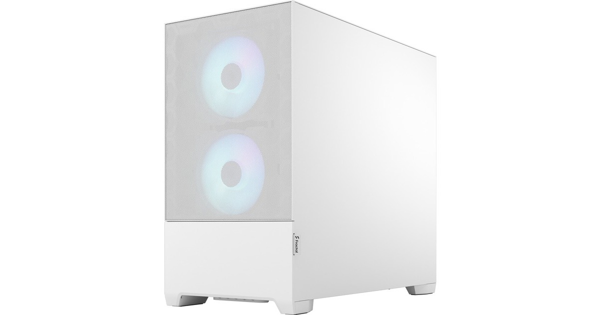Fractal Design Pop Mini Air RGB White TG Clear Tint, Tower-Gehäuse(weiß)