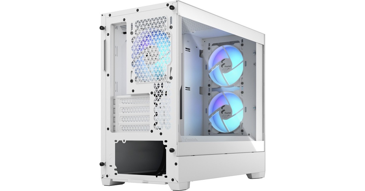 Fractal Design Pop Mini Air RGB White TG Clear Tint, Tower-Gehäuse(weiß)