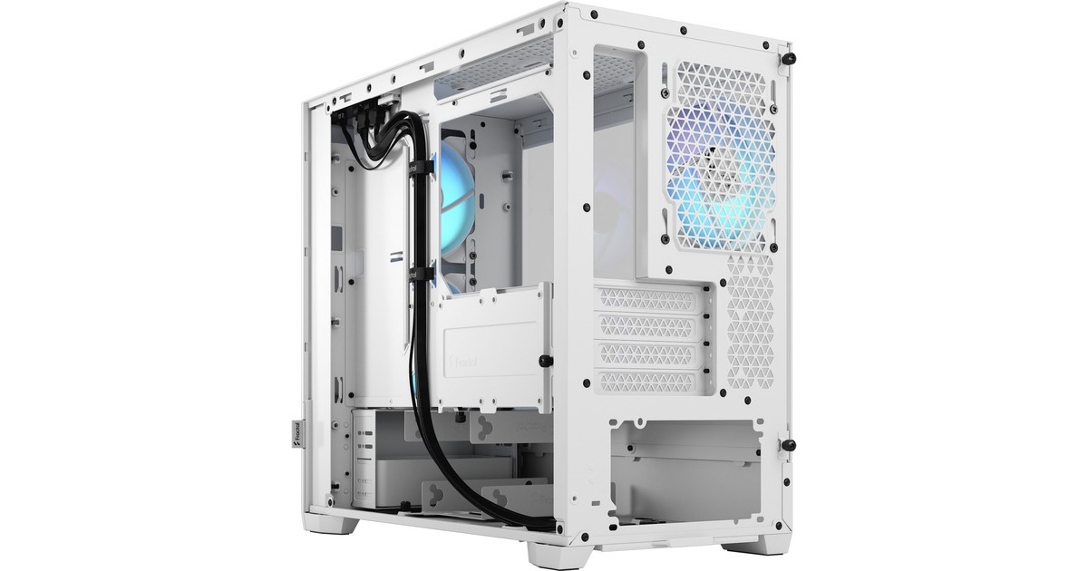 Fractal Design Pop Mini Air RGB White TG Clear Tint, Tower-Gehäuse(weiß)