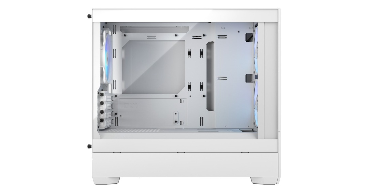 Fractal Design Pop Mini Air RGB White TG Clear Tint, Tower-Gehäuse(weiß)