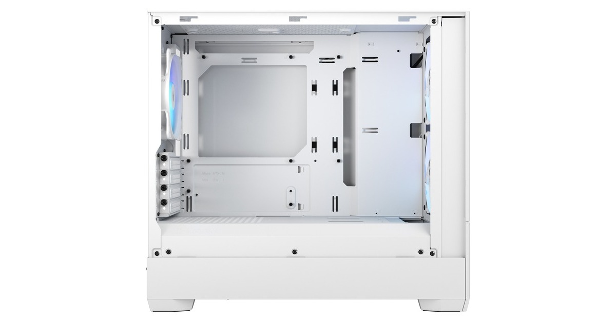 Fractal Design Pop Mini Air RGB White TG Clear Tint, Tower-Gehäuse(weiß)