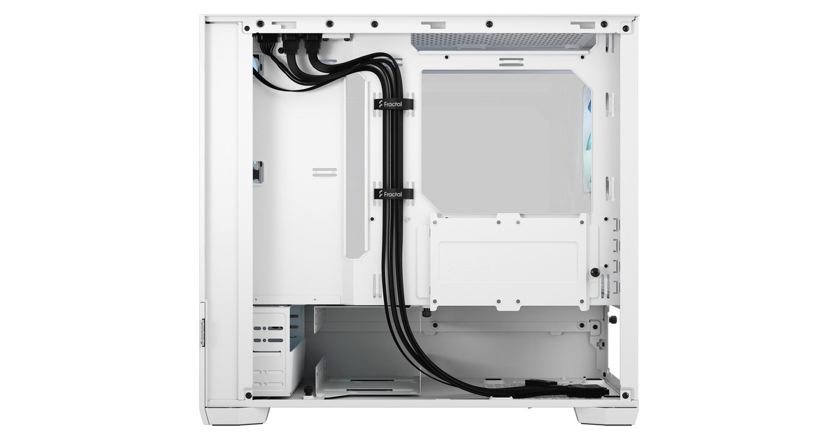 Fractal Design Pop Mini Air RGB White TG Clear Tint, Tower-Gehäuse(weiß)