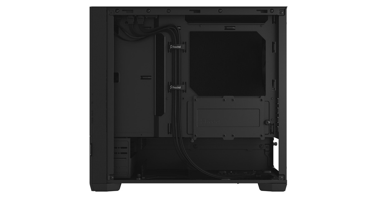 Fractal Design Pop Mini Silent Black Solid, Tower-Gehäuse(schwarz)
