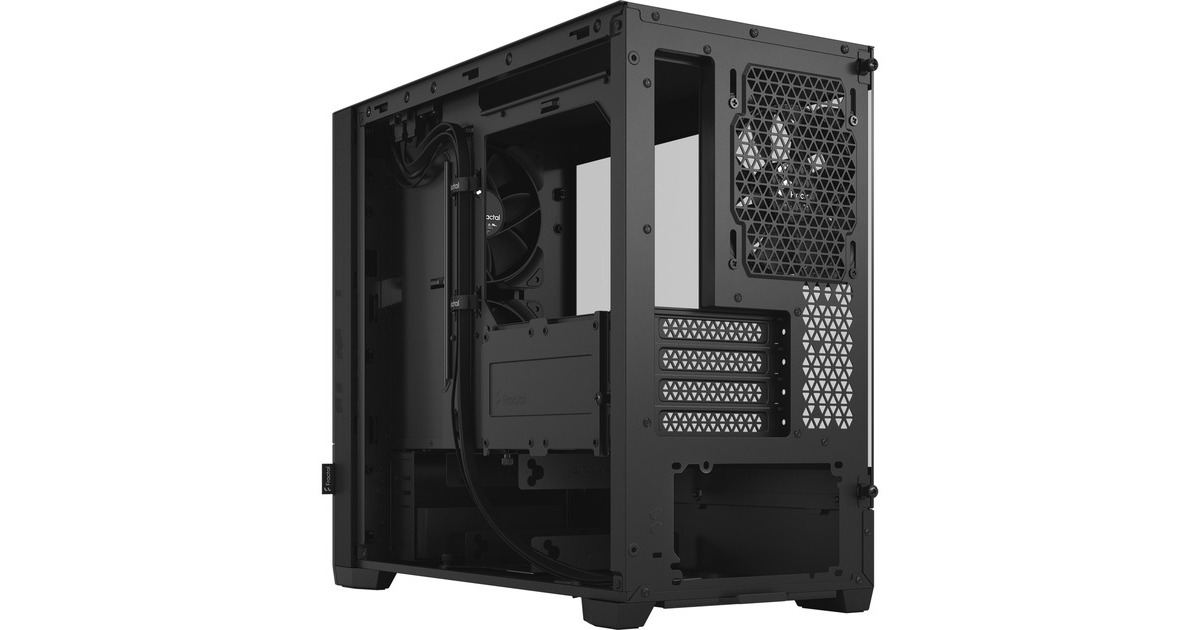 Fractal Design Pop Mini Silent Black TG Clear Tint, Tower-Gehäuse(schwarz)