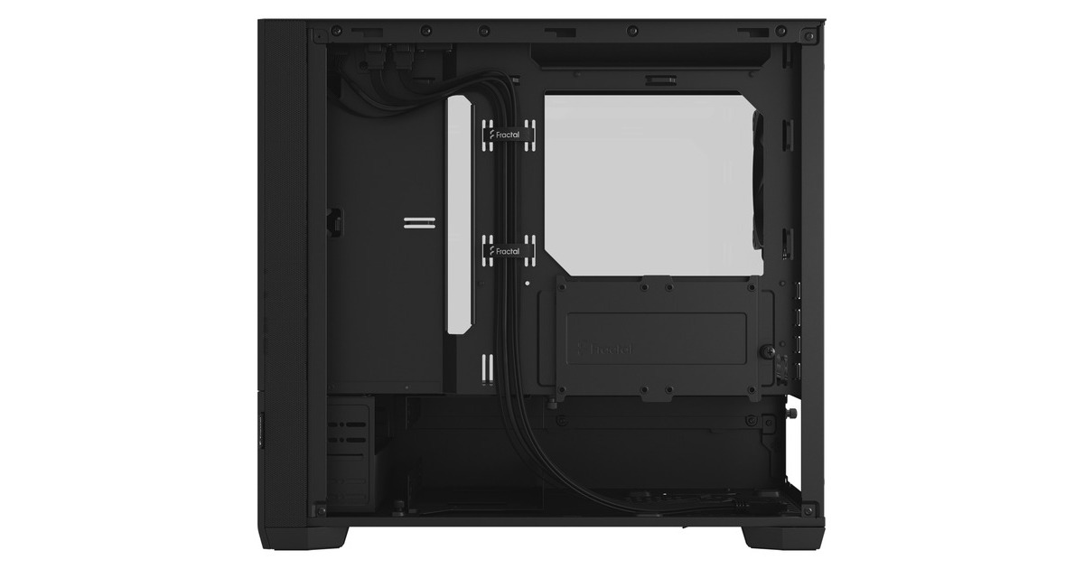 Fractal Design Pop Mini Silent Black TG Clear Tint, Tower-Gehäuse(schwarz)